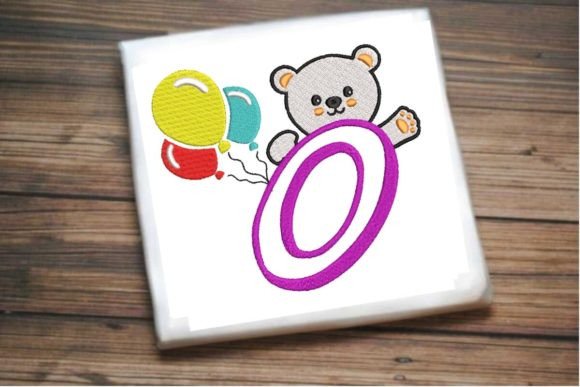 Bear Greetings Alphabet Letter O