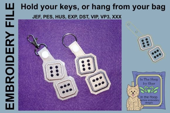 Dice Key Fob