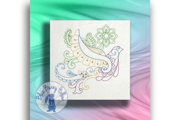 Mehndi Style Bird 1