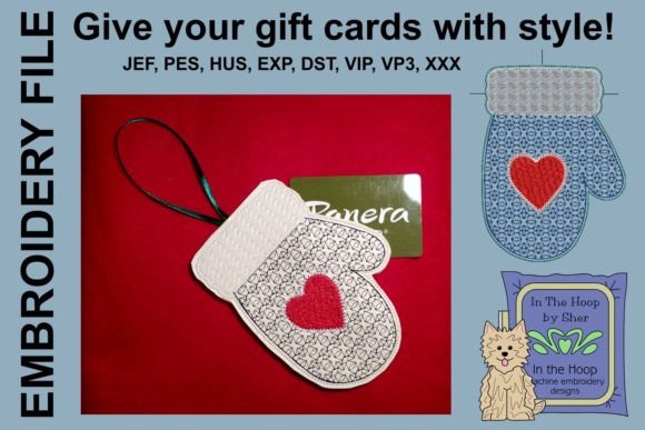 Mitten Christmas Gift Card Holder