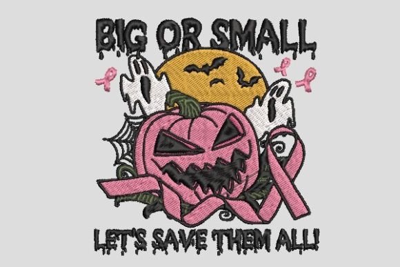 Pink Pumpkin Halloween Breast Cancer