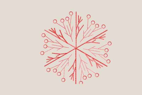 Red Snowflakes